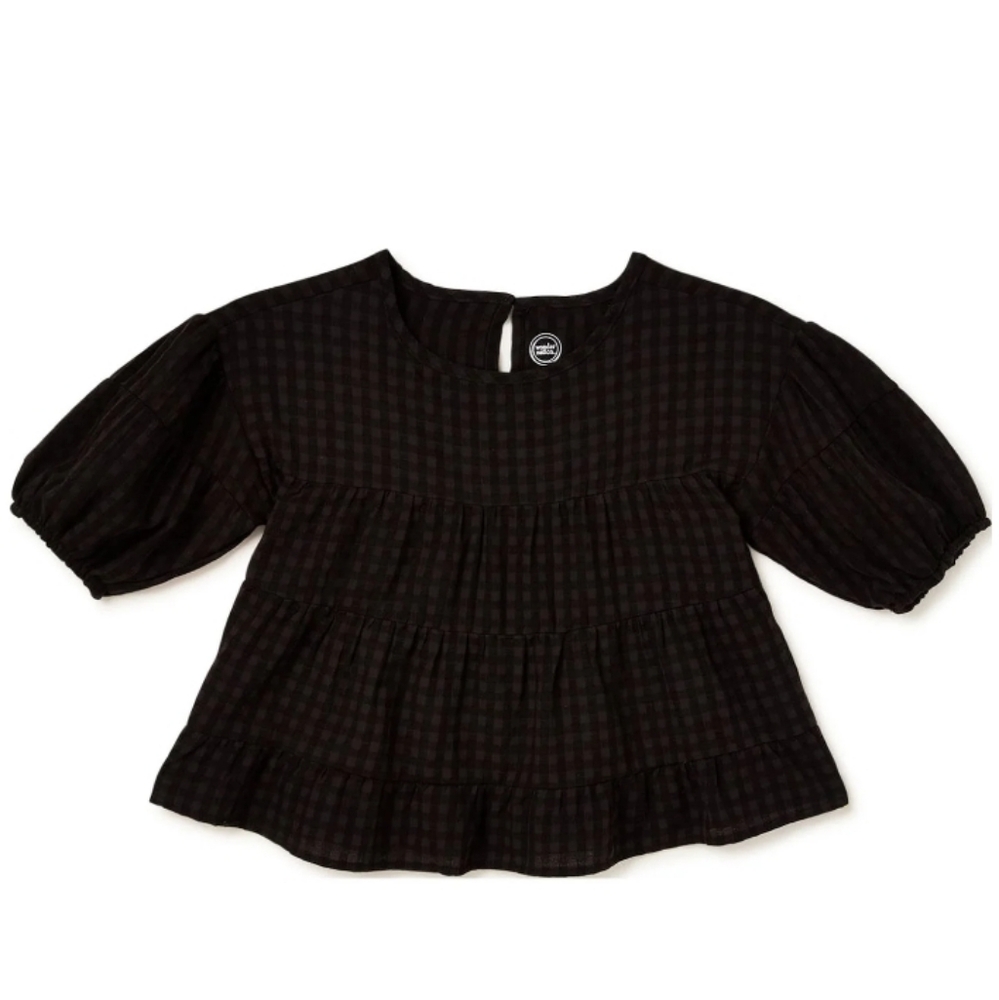 New! Wonder Nation Girls' Tiered Top - Picture 2 of 3